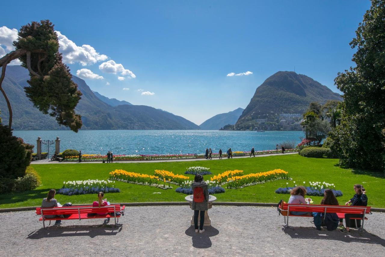 Residenza Parco Carona - Happy Rentals Lugano Zewnętrze zdjęcie