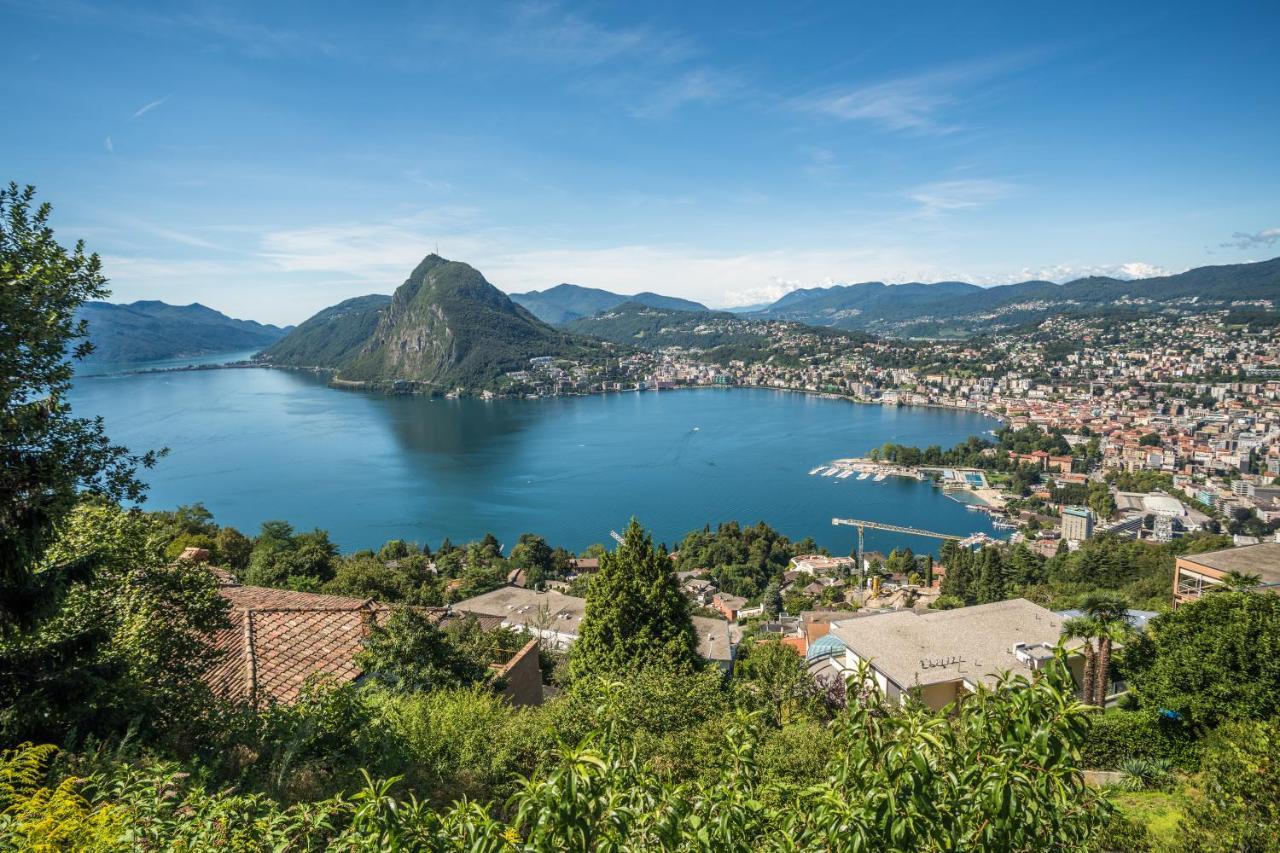 Residenza Parco Carona - Happy Rentals Lugano Zewnętrze zdjęcie